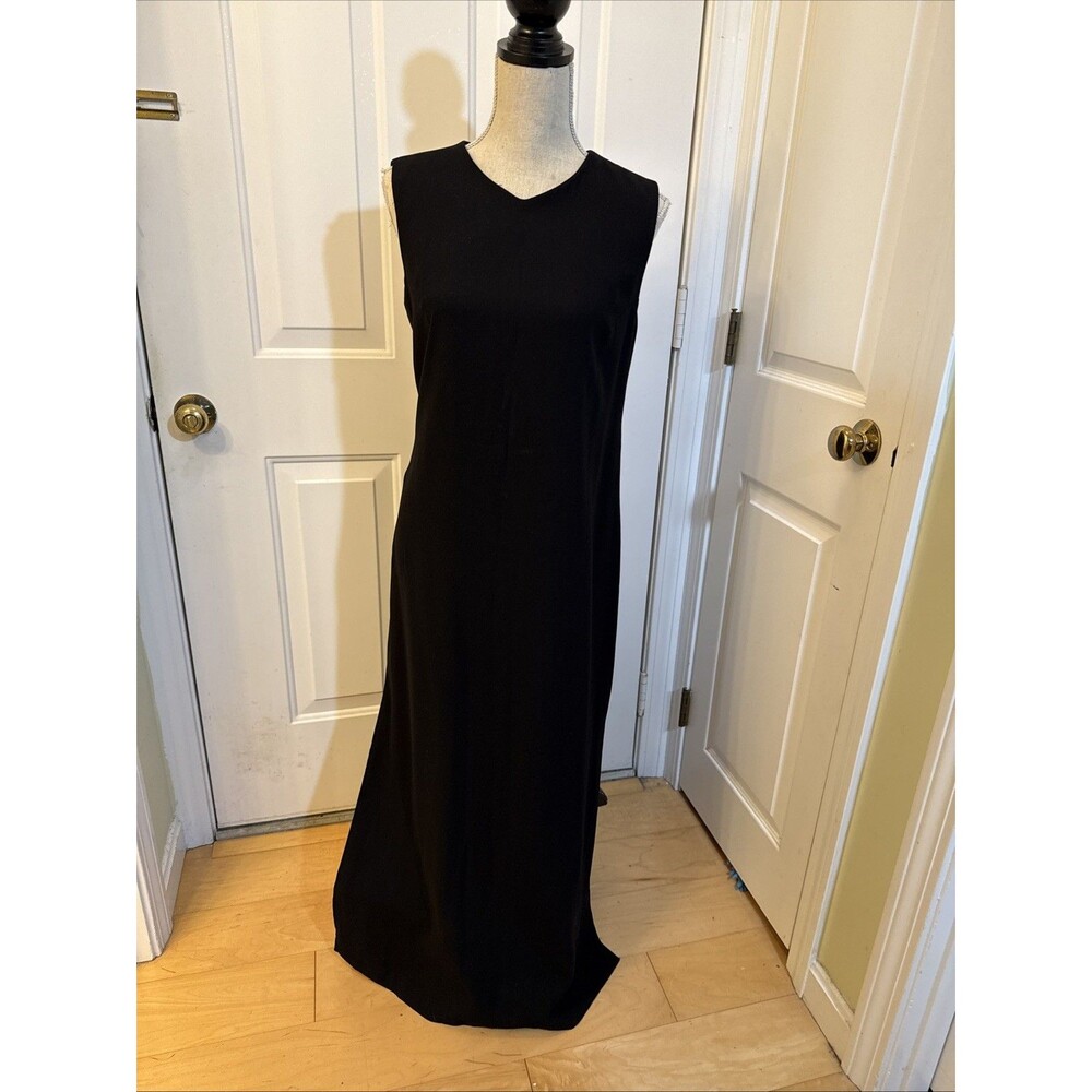 BLACK BASIC Cynthia Howie For Maggie Boutique Sleeveless Size 12 Maxi Dress
